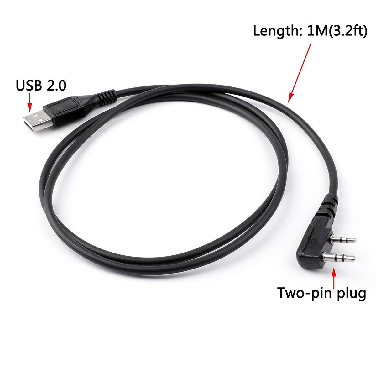 Baofeng USB PROGRAMMING CABLE FOR BAOFENG DMR TIER 2 DM-5R, RD-5D, DM-1701 DM-1801 DM-1702 DM-1703... - BAOFENGBFTECH