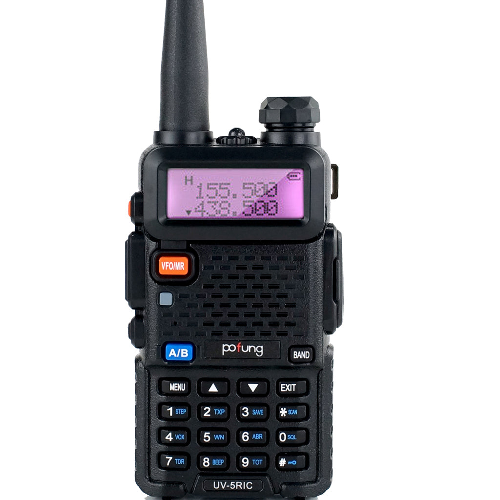 Pofung BaoFeng UV 5RIC VHF 144-148 MHz UHF 430-450 MHz Dual Band Two Way Amateur Radio