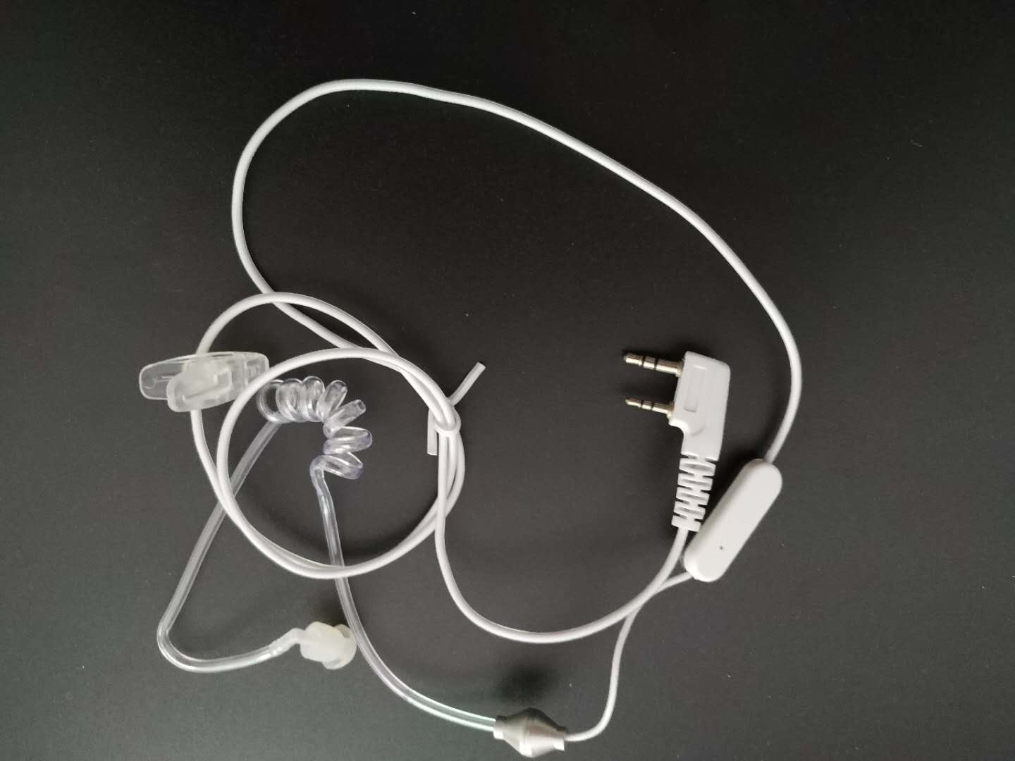 2 Pin white Air ACOUSTIC TUBE RADIO HEADSET EARPIECE FOR KENWOOD PUXING BAOFENG UV-5R UV-5RA 888S RETEVIS RT27 H777 RT-5R 2 WAY RADIO - BAOFENGBFTECH
