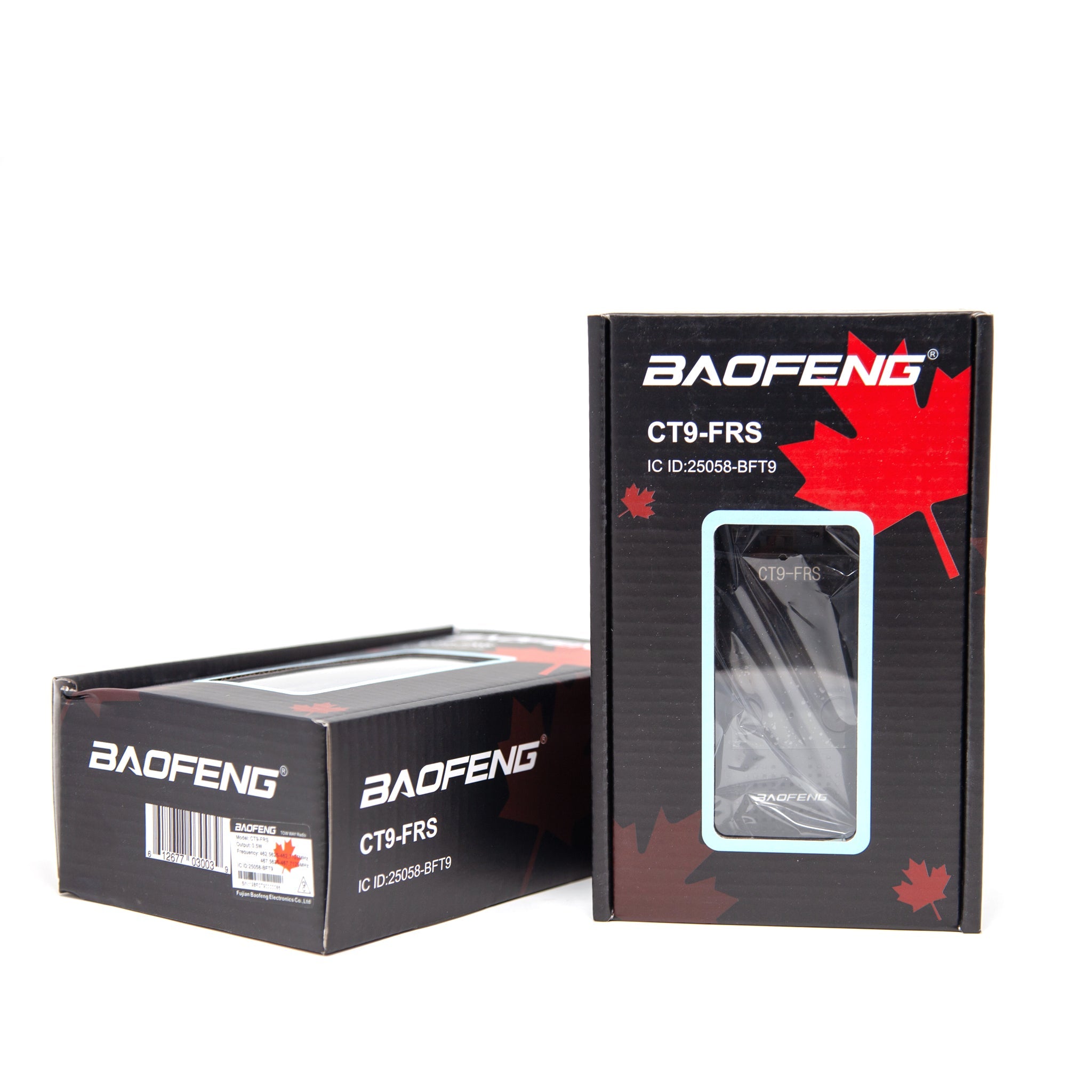 A Pair (2 PCs) Baofeng CT9-FRS Family Frequency Service (FRS) Radio, IC Certified