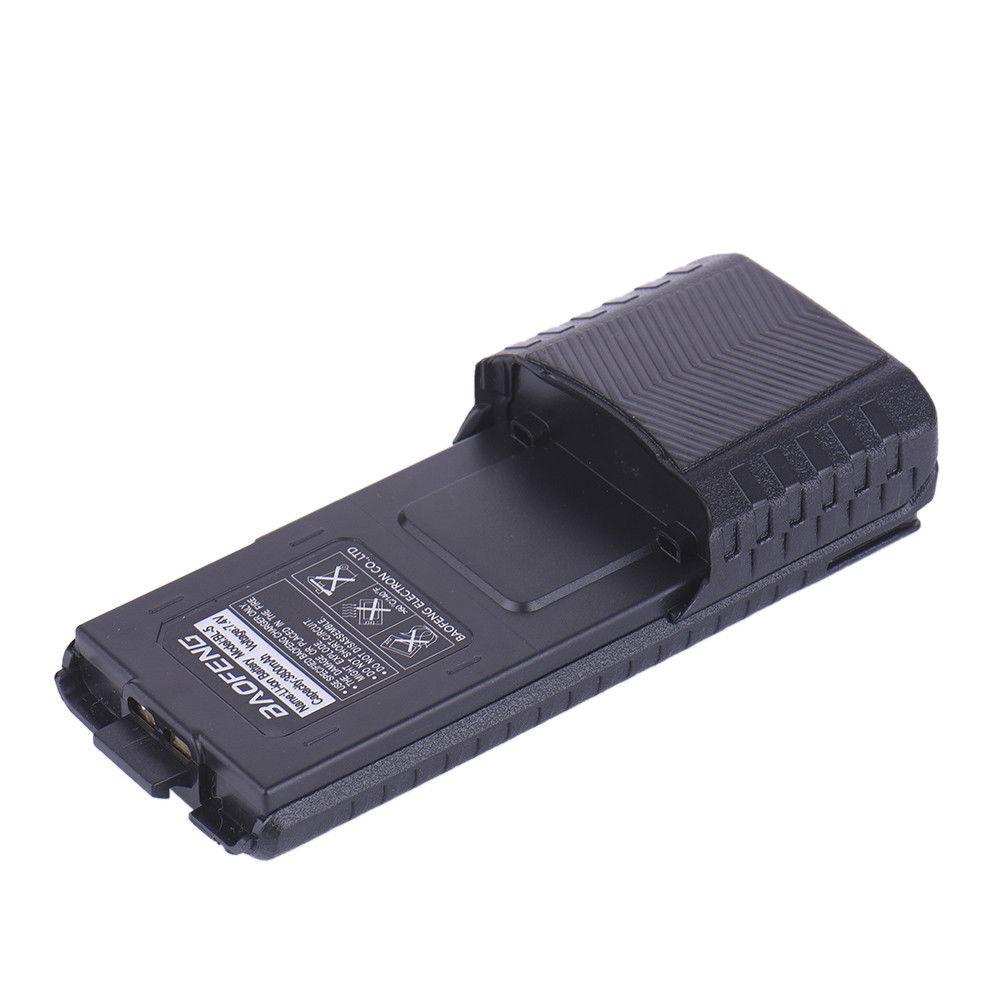 Baofeng Batterie 3800mAh Li-ion Battery ForUV-5R V2+ UV5RQ BF-F8 BF-F8+ BF-F9 BF-F8HP DM-5R Two Way Radio Walkie Talkie Black - BAOFENGBFTECH