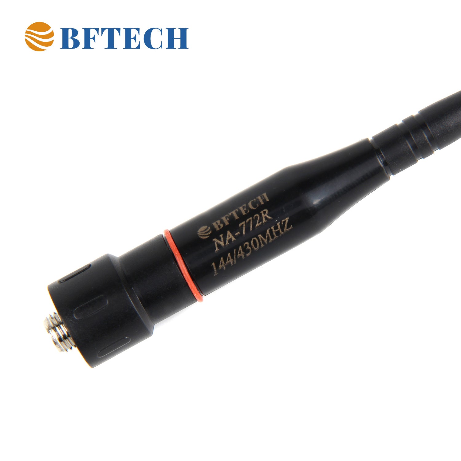BFTECH NA-772 R Adjustable Max 14-Inch Dual Band Antenna (144/430Mhz) SMA Female High gain Handheld Antenna - BAOFENGBFTECH