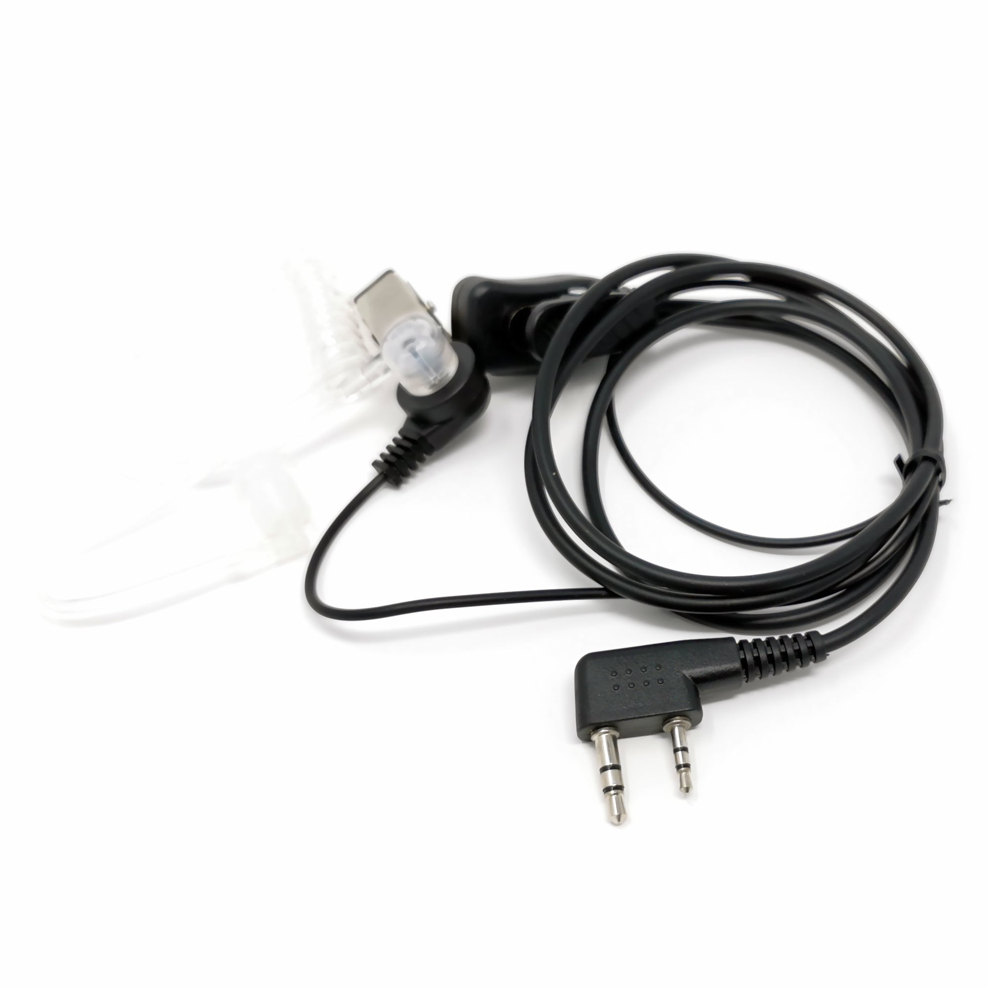 BFTECH HP1000 2 Pin PTT Mic Covert Acoustic Tube Earpiece Headset for Kenwood TYT BAOFENG UV5R 888S Retevis BFTECH F8RT Radio - BAOFENGBFTECH