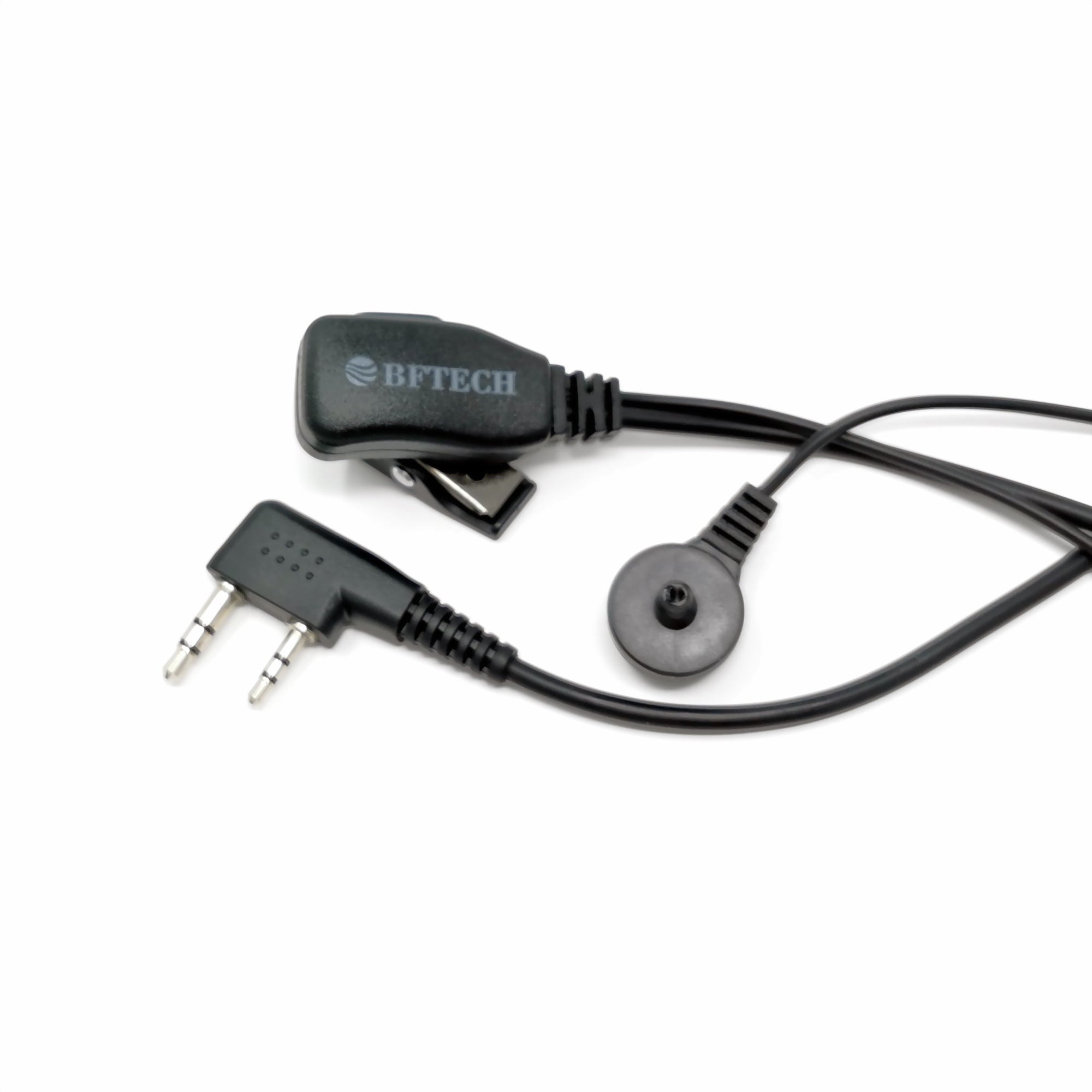 BFTECH HP1000 2 Pin PTT Mic Covert Acoustic Tube Earpiece Headset for Kenwood TYT BAOFENG UV5R 888S Retevis BFTECH F8RT Radio - BAOFENGBFTECH