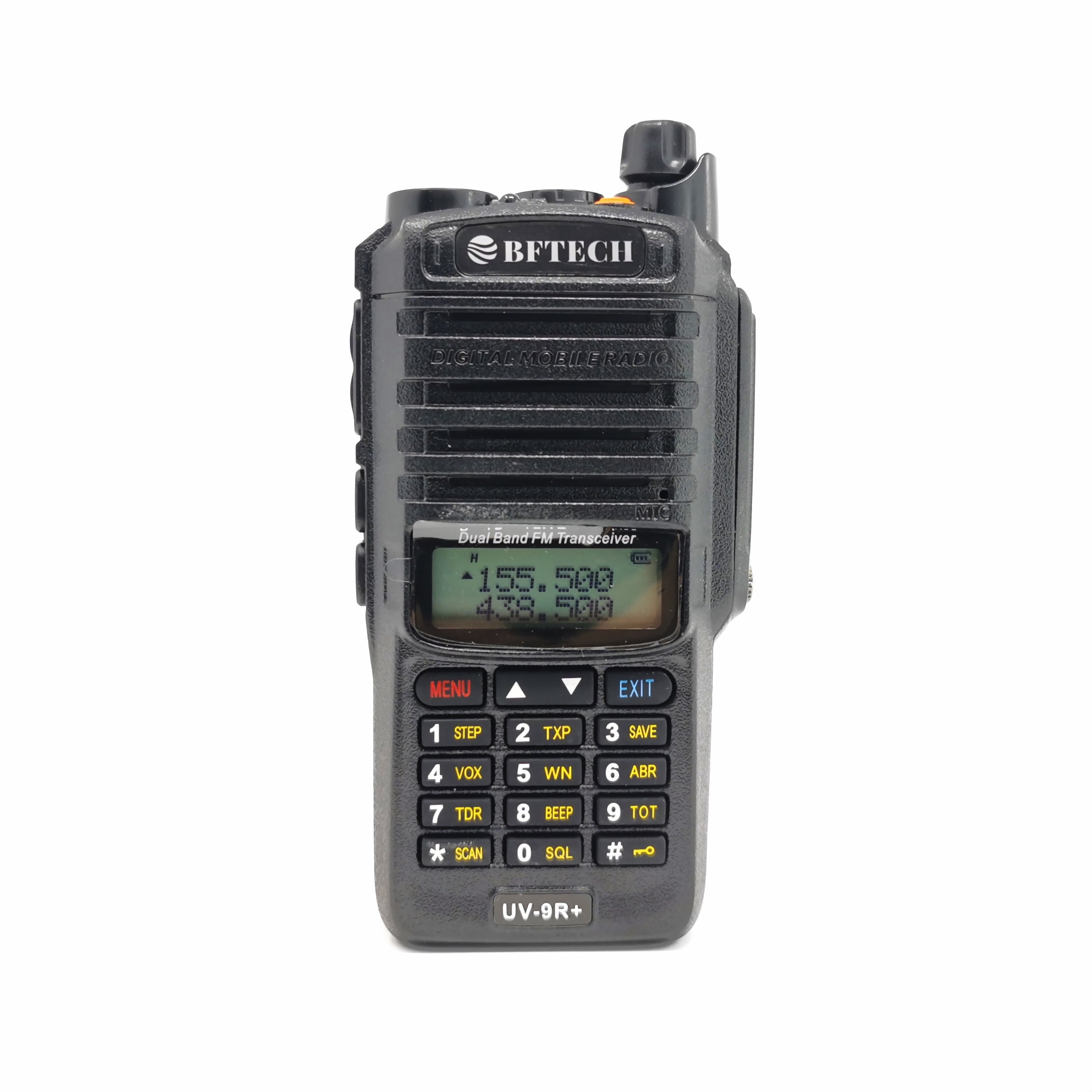 BFTECH UV-9R+ Handheld Walkie Talkie 8W UHF VHF UV Dual Band IP67 Waterproof Two Way Radio - BAOFENGBFTECH