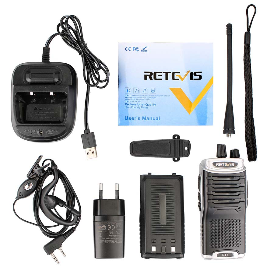 Retevis rt7 uhf analog business radio