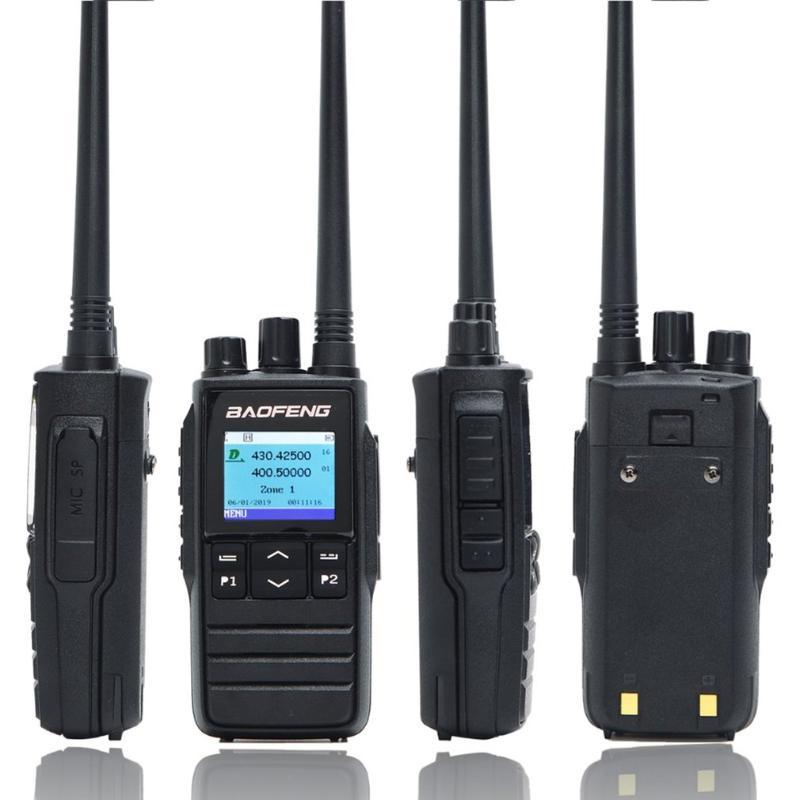 Baofeng dm-1703 dual band dual time slot dmr digital/analog tow way radio vhf/uhf mhz 1024 channels ham radio