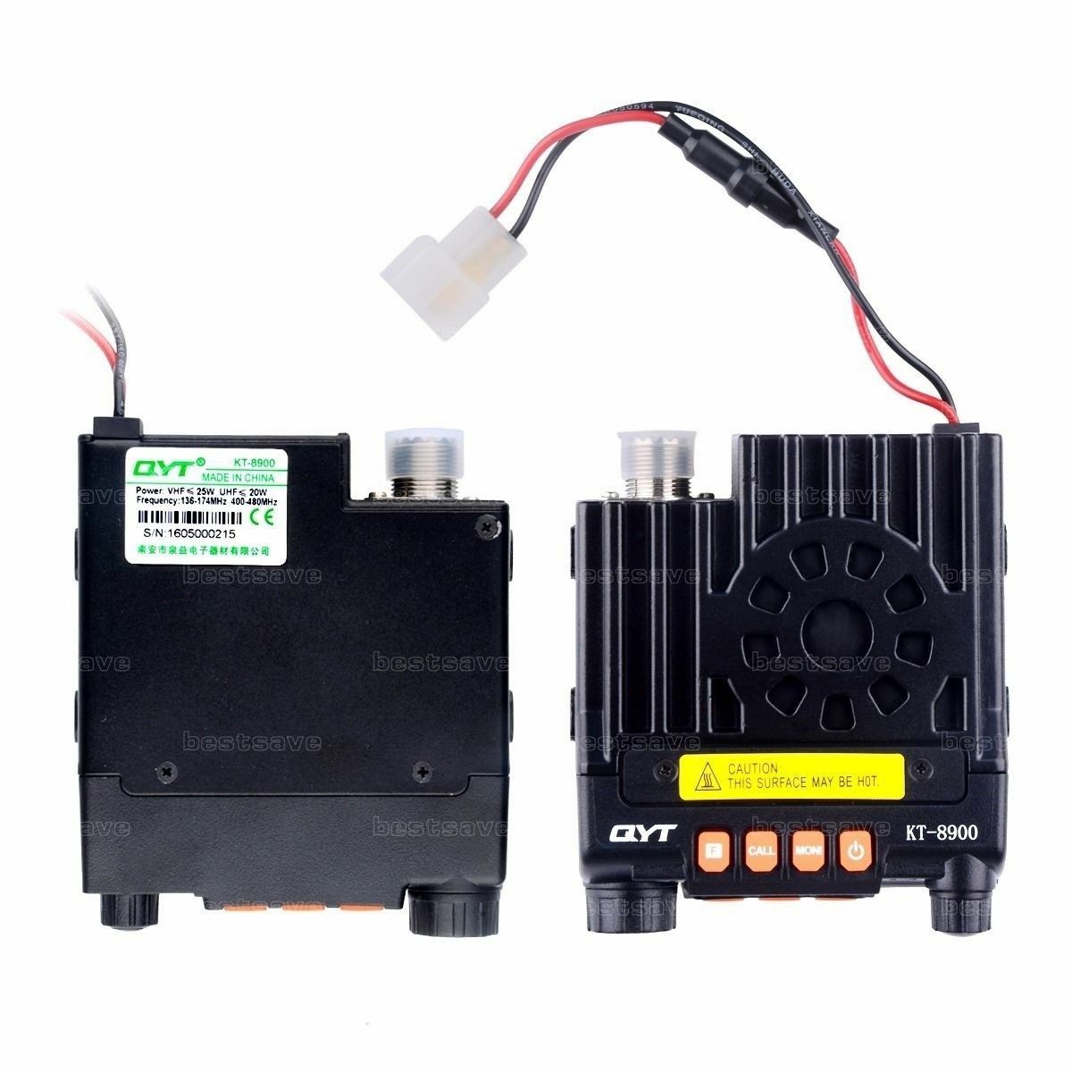 QYT KT-8900 Dual-Band VHF UHF Car/Truck Ham Mobile Transceiver Two Way Radio New(Antenna not Included) - BAOFENGBFTECH