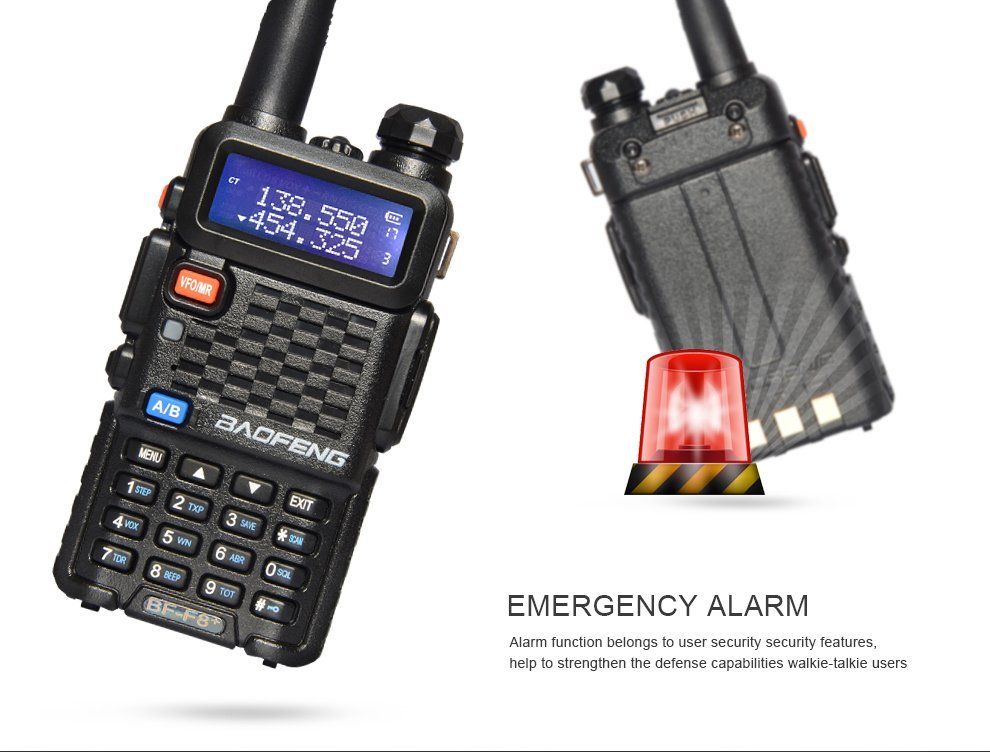 Baofeng BF-F8+ VHF/UHF Ham Radio FM Two Way Radio - BAOFENGBFTECH