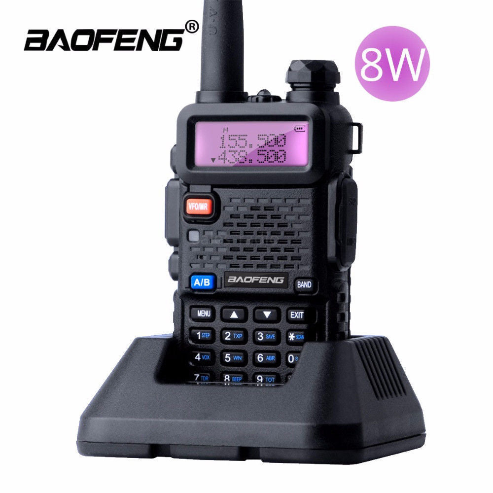 Baofeng UV-5R 8W VHF/UHF Dual Band Radio Transceiver - BAOFENGBFTECH