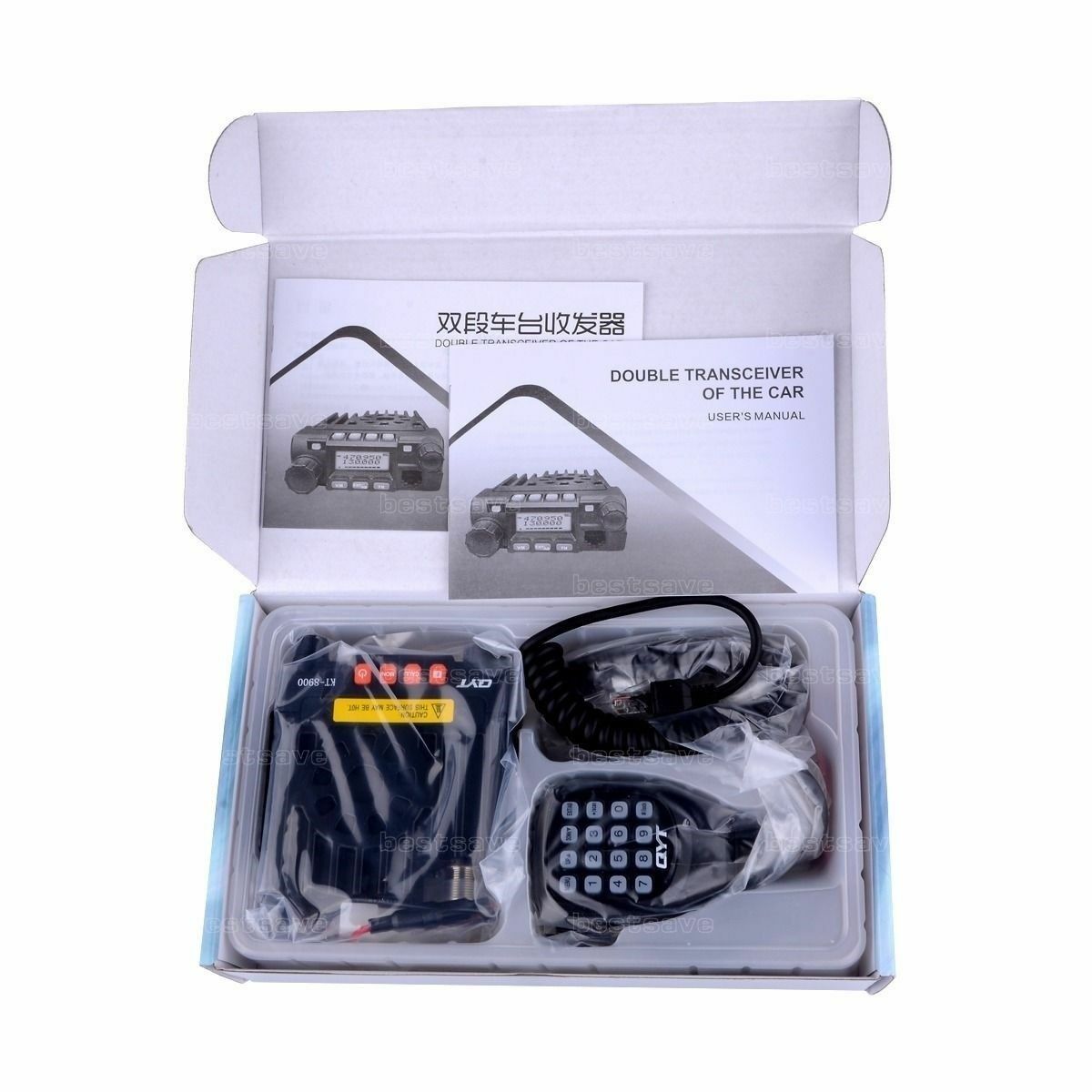 QYT KT-8900 Dual-Band VHF UHF Car/Truck Ham Mobile Transceiver Two Way Radio New(Antenna not Included) - BAOFENGBFTECH