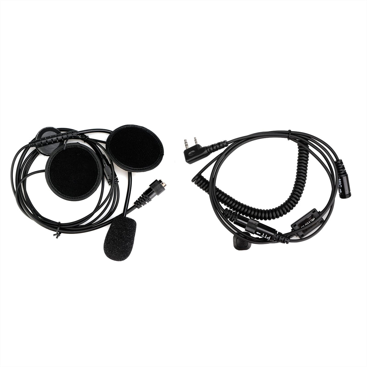 Retevis EHK008 Motorcycle & Powersports Helmet Headset (Kenwood 2-Pin)