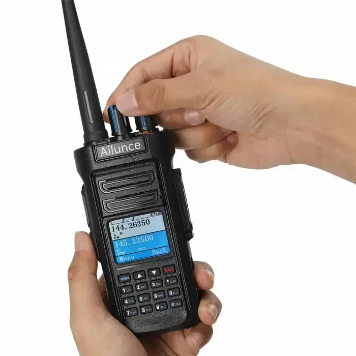 Retevis Ailunce HD2 V3 Waterproof Dual-Band DMR Amateur Radio (USB Programming Cable Included)