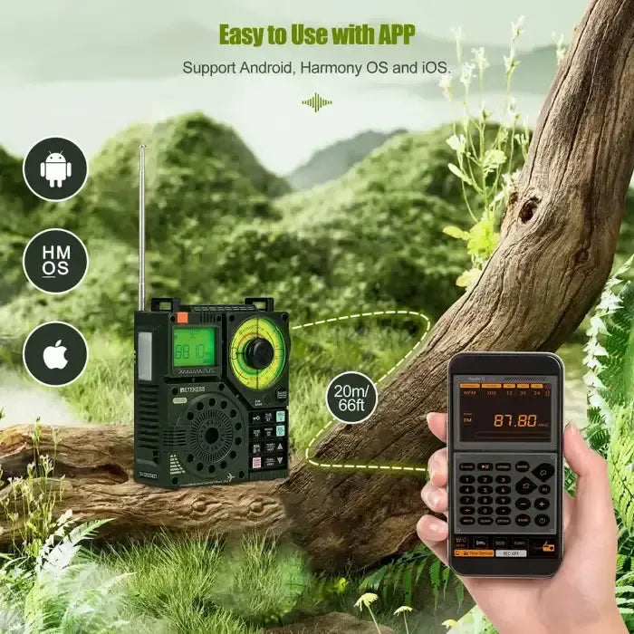 Retevis Retekess TR112 Air Band / Multi-Band Radio with App Control
