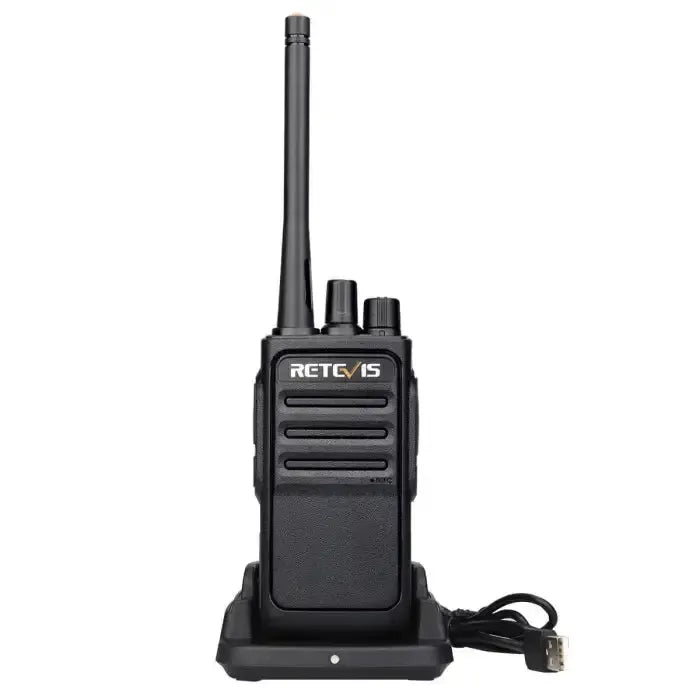 Retevis RT17 Premium GMRS License Free Business Hospitality Retail Restaurant Two Way Walkie Talkie Radio - 2 Pack