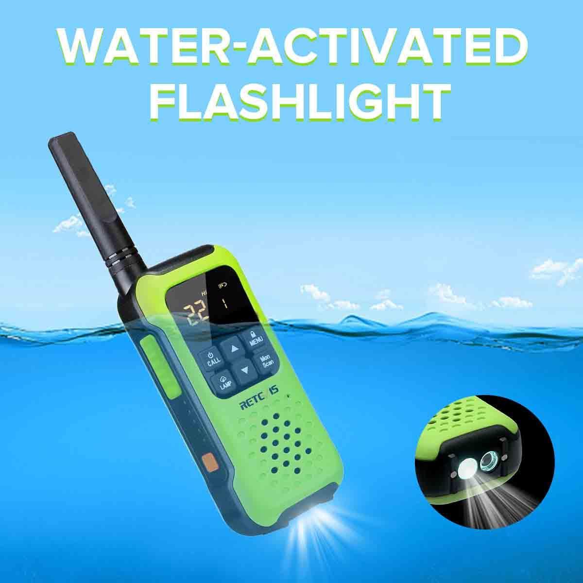 Retevis RT49P 2W Waterproof (IP67) GMRS Radio 2-Pack