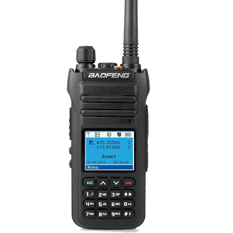 Baofeng CH-6DMR (DMR and Analog) Dual Band Two-Way Radio (144-148MHz VHF & 430-450MHz UHF),Includes Full Kit with Programming Cable