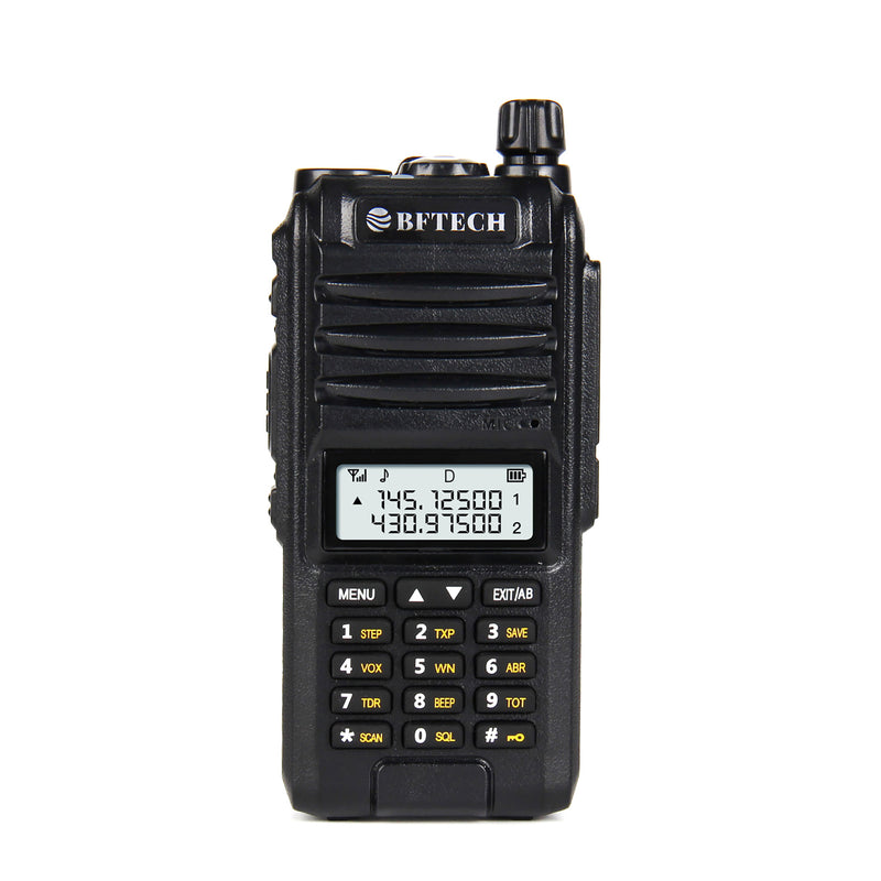 BFTECH BF-F8X3 Tri-Band 8 Watt VHF 1.25M UHF 136-174/220-260/400-520Mhz Portable Amateur Ham Two Way Radio - BAOFENGBFTECH