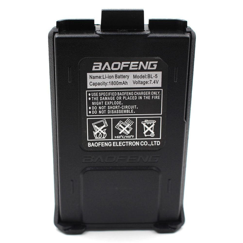 Baofeng Original BL-5 1800MAH LI-ION BATTERY FOR UV-5R SERIES - BAOFENGBFTECH