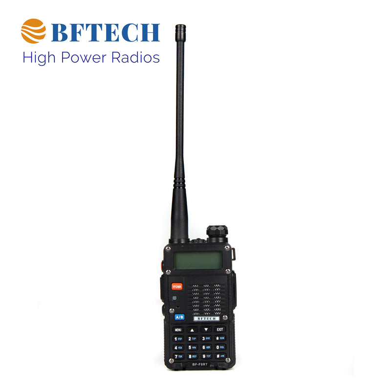 BFTECH BF-F8RT(UV-5R 4rd Gen, Model:UV-5X) 8-Watt Dual Band Two-Way Radio (136-174mhz vhf & 400-520mhz uhf) (2-pcs)