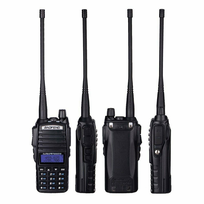 Baofeng UV-82 8 watt vhf/uhf dual ptt band fm ham walkie talkie two-way radio transceiver