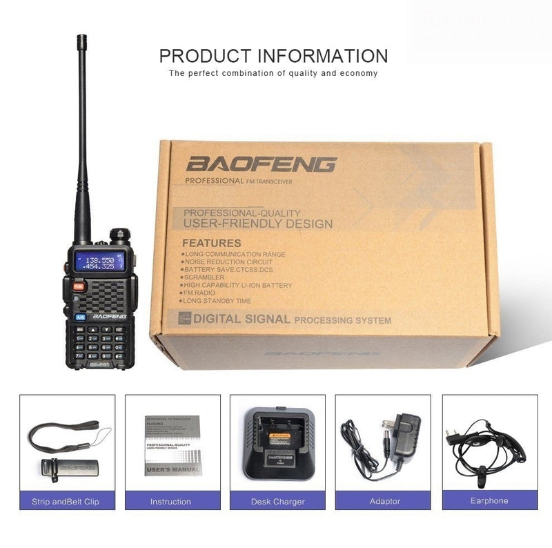 Baofeng BF-F8+ VHF/UHF Ham Radio FM Two Way Radio - BAOFENGBFTECH